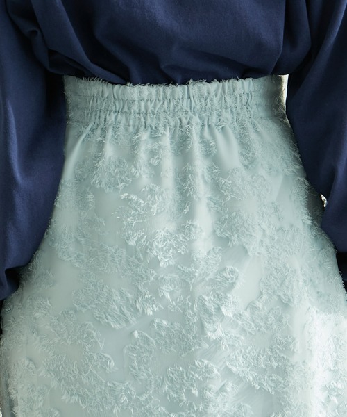 ROPE' PICNIC（ロペピクニック）の「フリンジスカート（スカート・レディース・ブラック/サックスブルー/ホワイト系その他・38/40）」の15枚目の写真