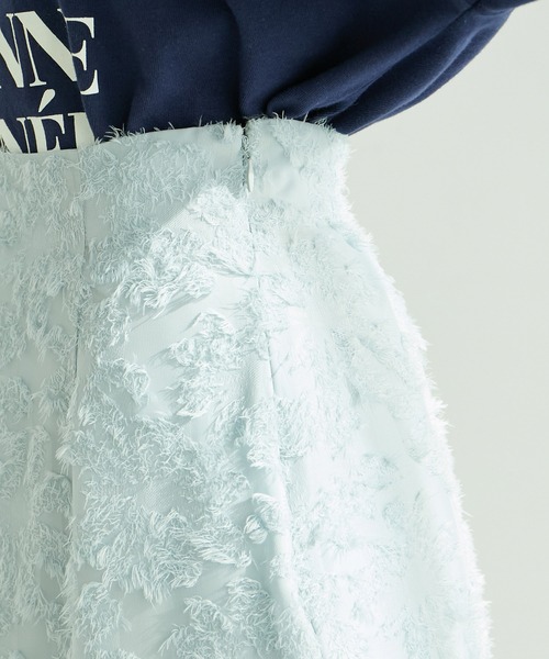 ROPE' PICNIC（ロペピクニック）の「フリンジスカート（スカート・レディース・ブラック/サックスブルー/ホワイト系その他・38/40）」の5枚目の写真