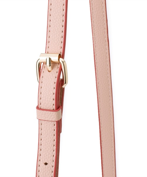 VIS(ビス)の「【2WAY】ハートカットバッグ(ハンドバッグ・レディース・ピンク/ホワイト/ブラック・FREE)」の4枚目の写真