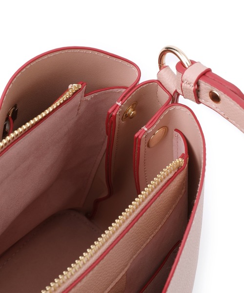 VIS(ビス)の「【2WAY】ハートカットバッグ(ハンドバッグ・レディース・ピンク/ホワイト/ブラック・FREE)」の22枚目の写真