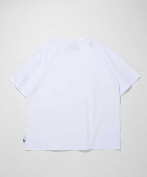 SUPERTHANKS（スーパーサンクス）の「刺繍＆バックプリント オーバーサイズTシャツ ""Sound"" S/S T-shirt"(ユニセックス)（Tシャツ/カットソー・メンズ・チャコールグレー/ブラック/ホワイト・S/M/L）」の8枚目の写真