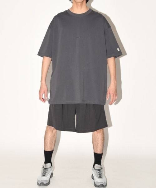 SUPERTHANKS（スーパーサンクス）の「刺繍＆バックプリント オーバーサイズTシャツ ""Sound"" S/S T-shirt"(ユニセックス)（Tシャツ/カットソー・メンズ・チャコールグレー/ブラック/ホワイト・S/M/L）」の17枚目の写真