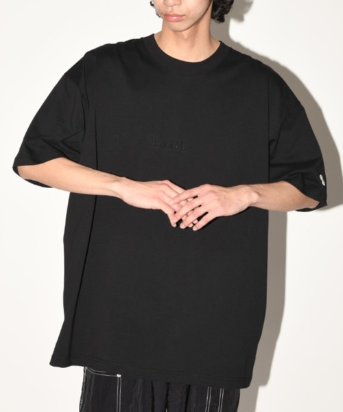 Sonar Pocket Tシャツ セール】オーバーサイズロゴフォトプリント半袖メタリック箔