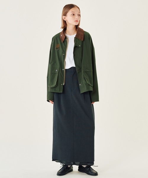 Oblada(オブラダ)の「Oblada | OFFICER SKIRT WOMEN(スカート・レディース・チャコール・XS/S)」の15枚目の写真