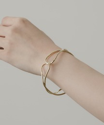 SMELLY | メタルラインクロスバングル(バングル/リストバンド)