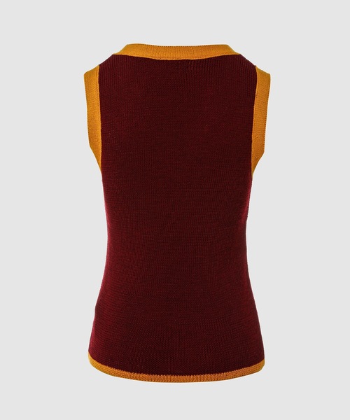 DRIES VAN NOTEN（ドリスヴァンノッテン）の「TIGRIS 8720 W.K.T.TOP WIN（ベスト・レディース・レッド・S/XS）」の2枚目の写真