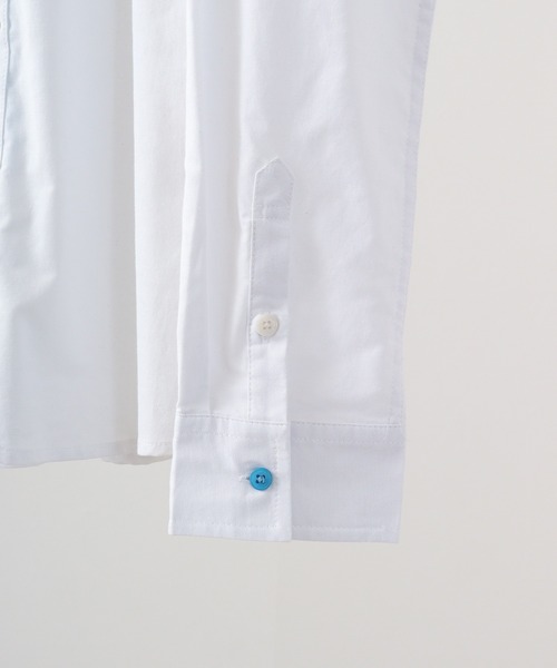 EVOLUTION（エボリューション）の「Frontline Regular Long Sleeve Shirt / フロントラインレギュラー長袖シャツ unisex（シャツ/ブラウス・メンズ・オフホワイト/ブラック・M/L/XL）」の17枚目の写真