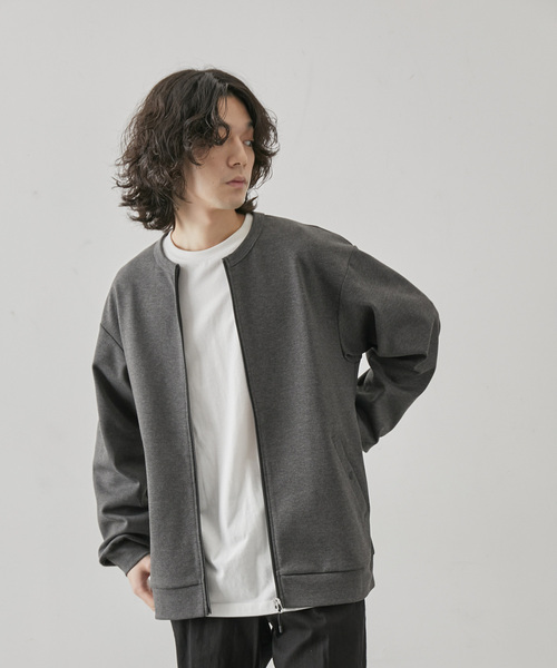 JUNRED(ジュンレッド)の「j.n.r.d / MVSクルーネックカーディガン(カーディガン/ボレロ・メンズ・ブラック/グレー・M/L/LL)」の4枚目の写真