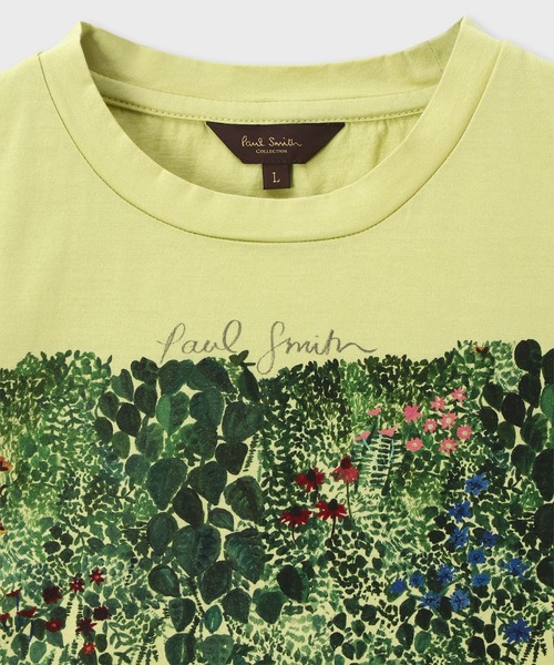【Paul Smith】ボタニカルエンブロイダリー Tシャツ 半袖 草花 ウィメンズ フローラル エンブロイダリー 半袖Tシャツ