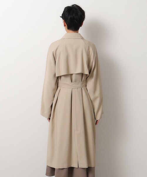 OPAQUE.CLIP(オペークドットクリップ)の「◆リラクシーツイルトレンチコート【洗える】(トレンチコート・レディース・ネイビー/ベージュ・00)」の12枚目の写真