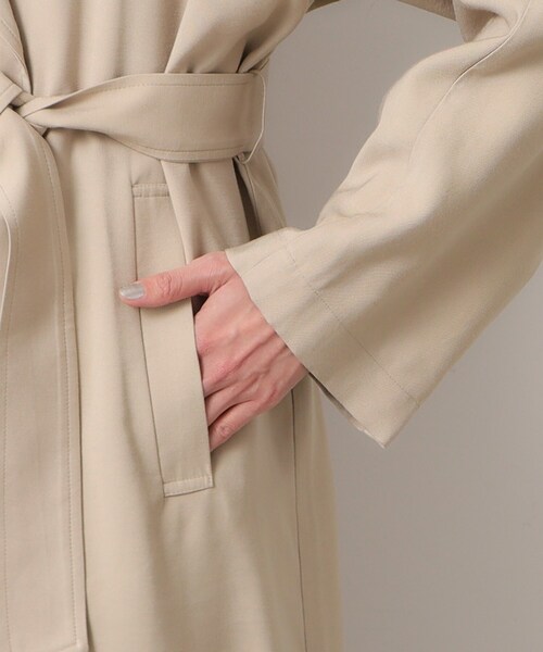 OPAQUE.CLIP(オペークドットクリップ)の「◆リラクシーツイルトレンチコート【洗える】(トレンチコート・レディース・ネイビー/ベージュ・00)」の14枚目の写真