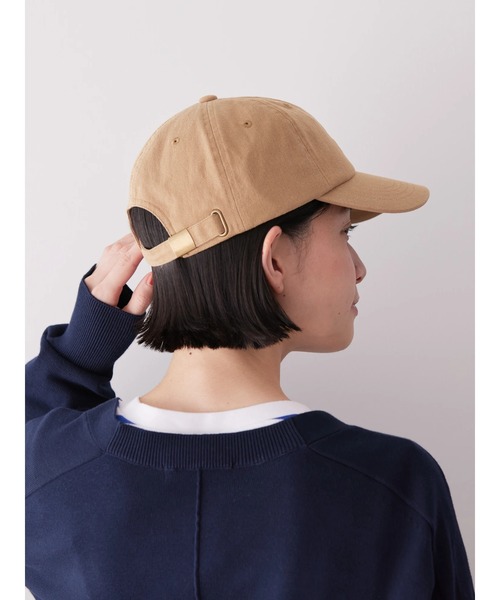 AMERICAN HOLIC(アメリカンホリック)の「ツイルロゴCAP(ハット・レディース・アイボリー/ブラック/ベージュ・FREE)」の6枚目の写真