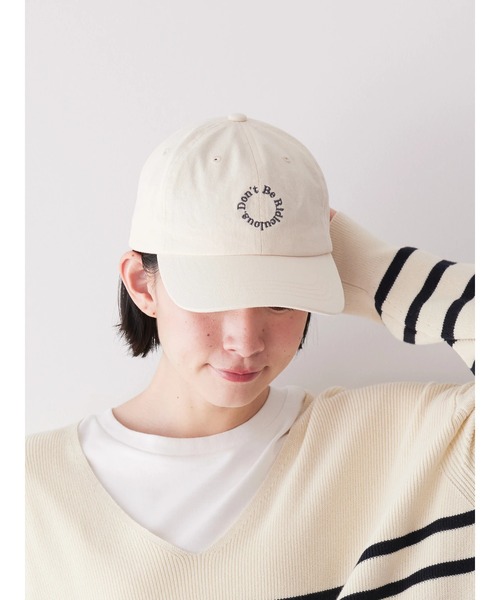 AMERICAN HOLIC(アメリカンホリック)の「ツイルロゴCAP(ハット・レディース・アイボリー/ブラック/ベージュ・FREE)」の9枚目の写真