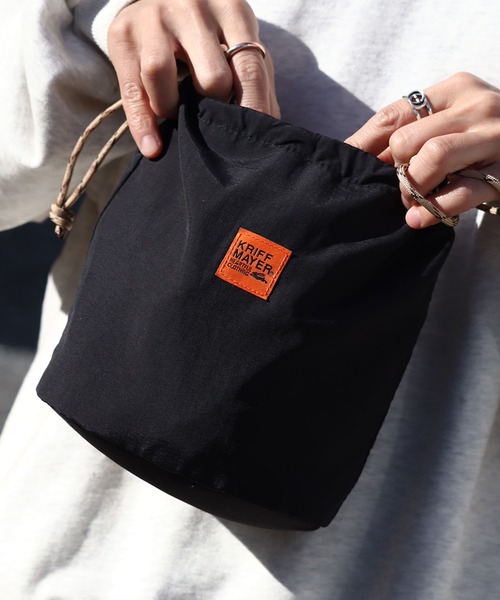 KRIFF MAYER(クリフメイヤー)の「【KRIFF MAYER/クリフメイヤー】2WAY アウトウォーク巾着ショルダーバッグ(ショルダーバッグ・メンズ・ブラック・FREE)」の9枚目の写真