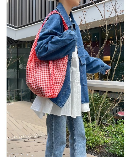 BAGGU（バグー）の「【BAGGU(バグゥ)】GGC（エコバッグ/サブバッグ・レディース・レッド/グリーン/ブラック・0）」の20枚目の写真