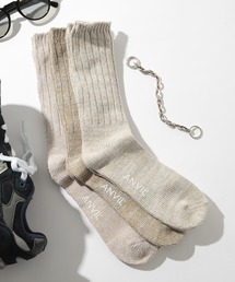 ANVIL（アンヴィル）の「【ANVIL】3パック レディースクルーソックス/3P Quarter Socks/ANS05W MURS（ソックス/靴下）」