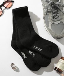 ANVIL（アンヴィル）の「【ANVIL】3パック レディースクルーソックス/3P Quarter Socks/ANS05W MURS（ソックス/靴下）」