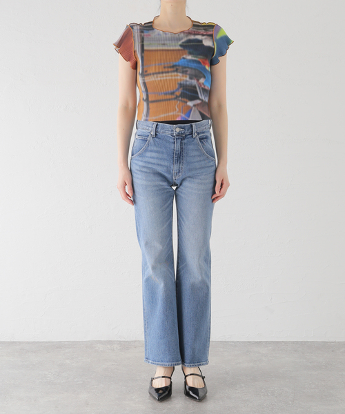 トップス kotohayokozawa Graphic Wave Lil Top kotohayokozawa Graphic Wave Lil Top トップス Graphic Wave