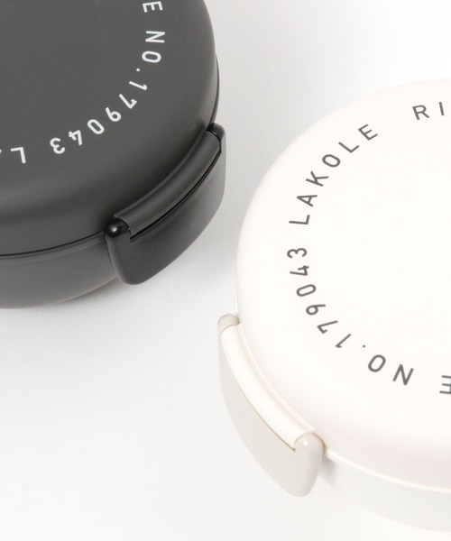 LAKOLE（ラコレ）の「モノクロどんぶりランチボックス / 105418（お弁当箱・レディース・ブラック/ホワイト・FREE）」の10枚目の写真