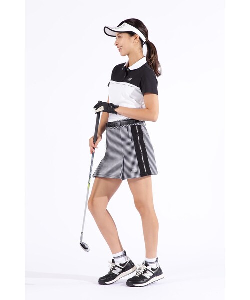 New Balance Golf（ニューバランスゴルフ）の「【new balance golf】バイカラー ポップコーンピケ 半袖 ポロシャツ (WOMENS SPORT)（ポロシャツ・レディース・イエロー/ブラック/ホワイト・SMALL/LARGE/MEDIUM）」の20枚目の写真