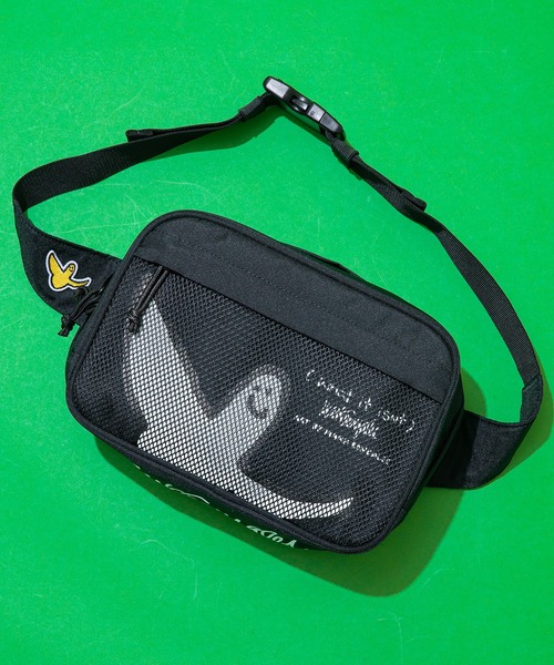 【セール】【(What it isNt) ART BY MARK GONZALES/(ワットイットイズント) アートバイ マークゴンザレス】スクエア ウエストバッグ（ボディバッグ/ウエストポーチ）｜（What it isNt）ART BY MARKGONZALES（ワットイットイズント） 5,748円