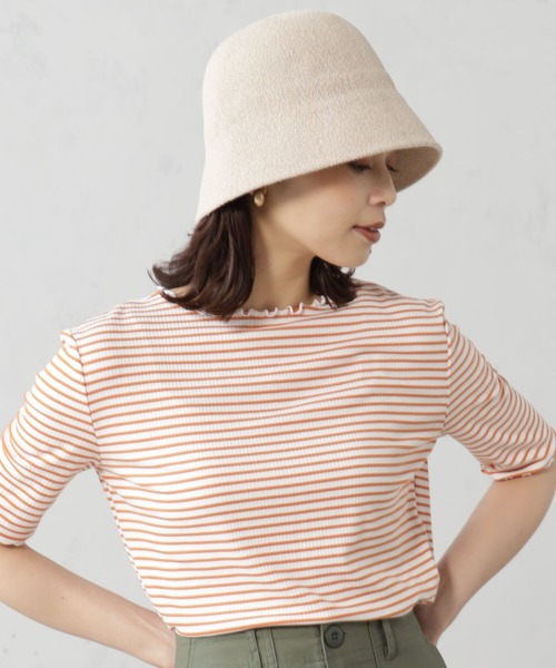 FOUND GOOD(ファウンドグッド)の「パイルベルハット(ハット・レディース・ブラック/アイボリー/ネイビー/ベージュ・FREE)」の2枚目の写真