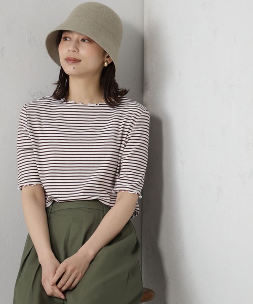 FOUND GOOD(ファウンドグッド)の「パイルベルハット(ハット・レディース・ブラック/アイボリー/ネイビー/ベージュ・FREE)」の9枚目の写真