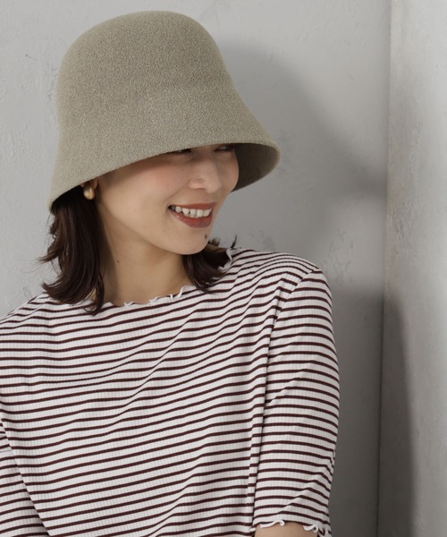 FOUND GOOD(ファウンドグッド)の「パイルベルハット(ハット・レディース・ブラック/アイボリー/ネイビー/ベージュ・FREE)」の10枚目の写真