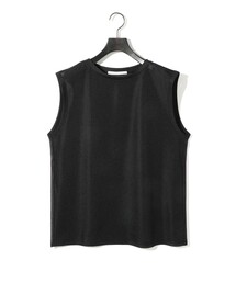 MIDIUMISOLID for Ladies シアーノースリーブ プルオーバー