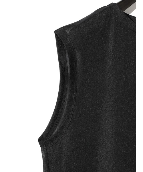 tシャツ MIDIUMISOLID for Ladies シアーノースリーブ プルオーバー レディース MIDIUMISOLID tシャツ for Ladies シアーノースリーブ プル