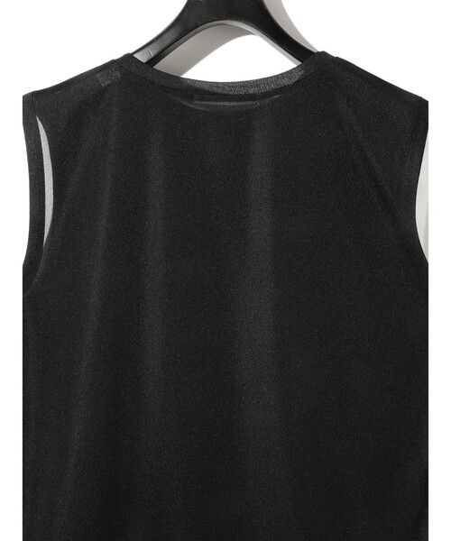 tシャツ MIDIUMISOLID for Ladies シアーノースリーブ プルオーバー レディース MIDIUMISOLID tシャツ for Ladies シアーノースリーブ プル