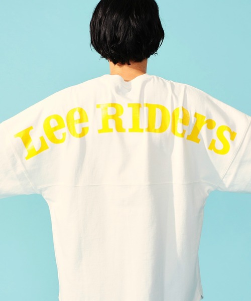 Lee（リー）の「Lee/リー バックアーチ ショートスリーブTシャツ（Tシャツ/カットソー・メンズ・チャコールグレー/サックスブルー/ホワイト/オレンジ・SMALL/MEDIUM/LARGE）」の17枚目の写真