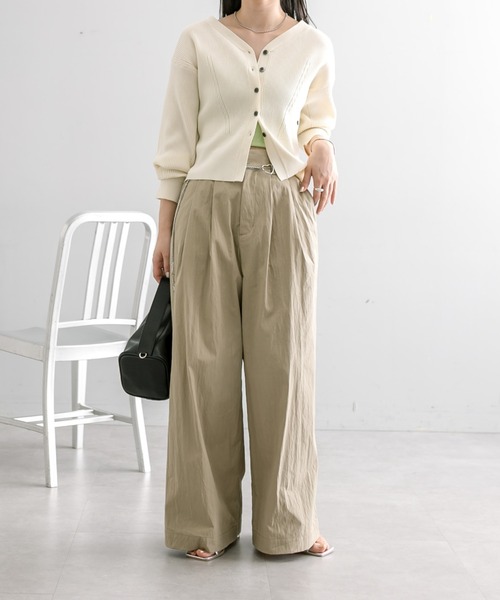 mystic（ミスティック）の「【4色展開】NEWレイヤードボタンカーディガン（カーディガン/ボレロ・レディース・イエロー/オレンジ/アイボリー/ブラック・FREE）」の12枚目の写真