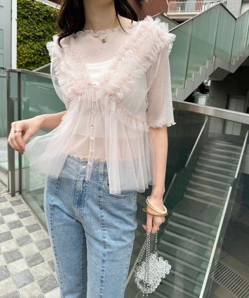 Seemi. byNICECLAUP( シーミーバイナイスクラップ)の「【Seemi.】美シルエット/ストレッチデニムパンツ(デニムパンツ・レディース・ネイビー/ケミカルウォッシュ/サックスブルー・MEDIUM/SMALL)」の17枚目の写真