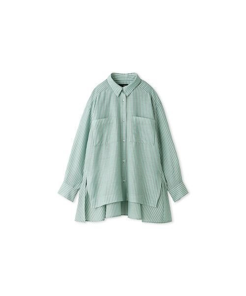 styling/(スタイリング)の「サイドスリットシャツ(シャツ/ブラウス・レディース・サックスブルー/ホワイト/モカ・FREE)」の20枚目の写真