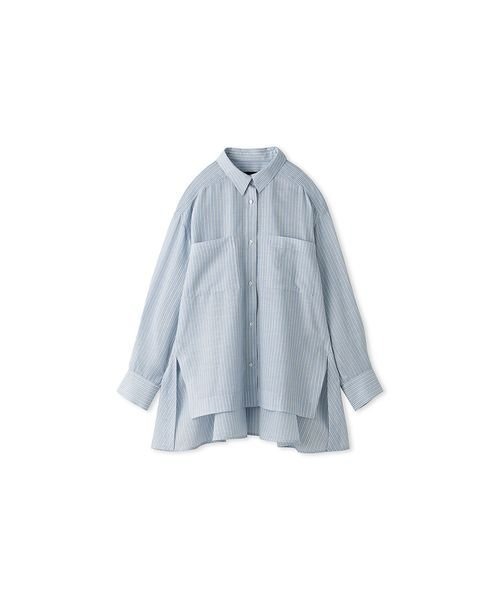 styling/(スタイリング)の「サイドスリットシャツ(シャツ/ブラウス・レディース・サックスブルー/ホワイト/モカ・FREE)」の21枚目の写真