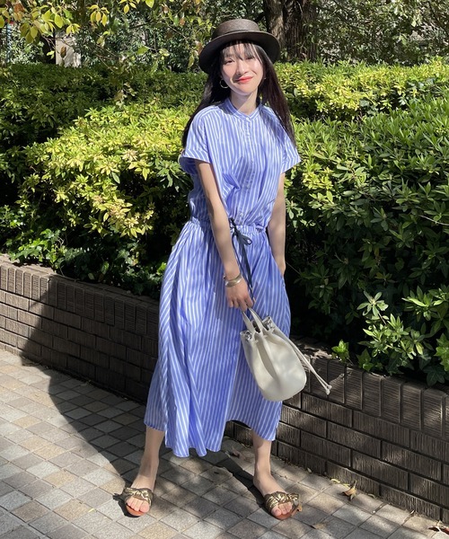 NICOLE white（ニコルホワイト）の「レイヤード風ウエストドロスト