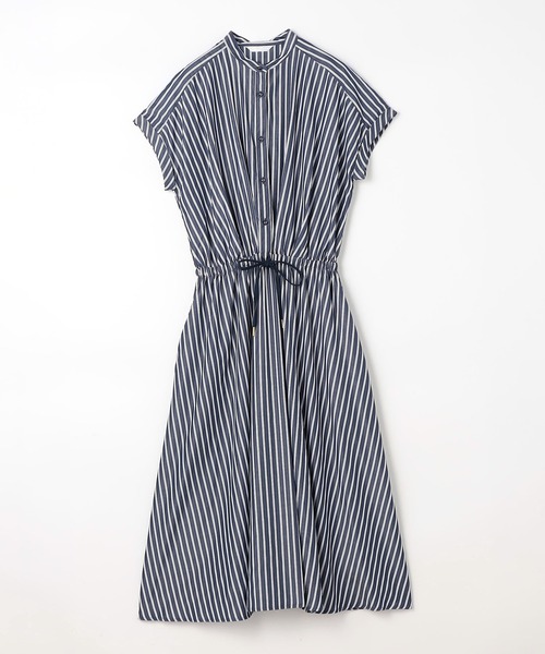 NICOLE white(ニコルホワイト)の「レイヤード風ウエストドロストワンピース(ワンピース・レディース・チャコールグレー/レッド/ネイビー系/サックスブルー系・FREE)」の8枚目の写真