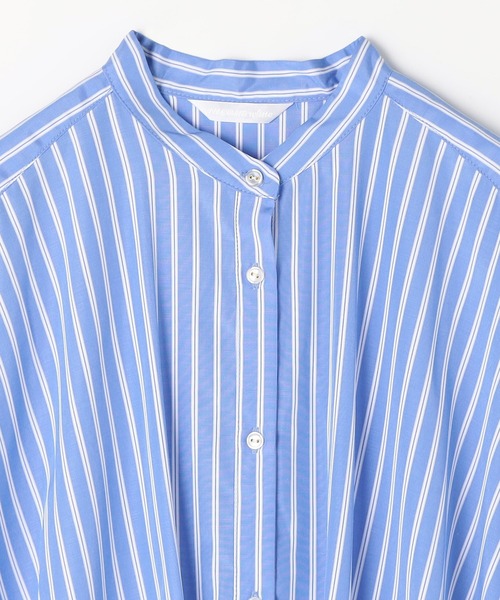 NICOLE white(ニコルホワイト)の「レイヤード風ウエストドロストワンピース(ワンピース・レディース・チャコールグレー/レッド/ネイビー系/サックスブルー系・FREE)」の10枚目の写真