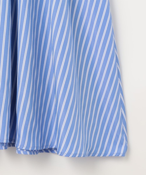 NICOLE white(ニコルホワイト)の「レイヤード風ウエストドロストワンピース(ワンピース・レディース・チャコールグレー/レッド/ネイビー系/サックスブルー系・FREE)」の14枚目の写真