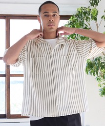 メンズ マルチストライプシャツ