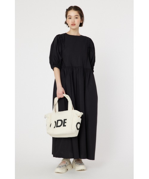 RODEO CROWNS WIDE BOWL（ロデオクラウンズワイドボウル）の「袖ボリュームワンピース（ワンピース・レディース・ブラウン/レッド/ブラック・FREE）」の16枚目の写真