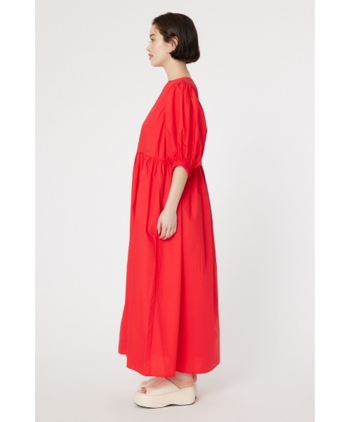 RODEO CROWNS WIDE BOWL（ロデオクラウンズワイドボウル）の「袖ボリュームワンピース（ワンピース・レディース・ブラウン/レッド/ブラック・FREE）」の8枚目の写真