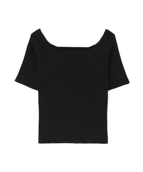 FREE'S MART（フリーズマート）の「◆コンパクトオフショルリブニット（ニット/セーター・レディース・ブルー/グレー/ホワイト/ブラック・FREE）」の5枚目の写真