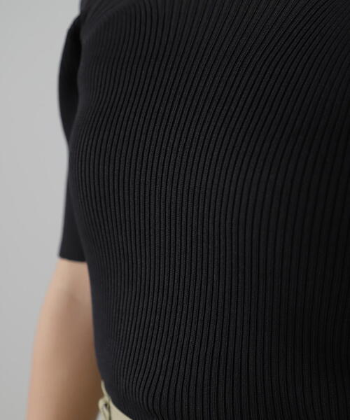 FREE'S MART（フリーズマート）の「◆コンパクトオフショルリブニット（ニット/セーター・レディース・ブルー/グレー/ホワイト/ブラック・FREE）」の14枚目の写真