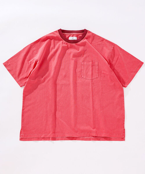 417 EDIFICE(フォーワンセブンエディフィス)の「ピグメント リンガーBIG T(Tシャツ/カットソー・メンズ・ブラック/パープル/ブルー/グリーン/レッド・MEDIUM/LARGE)」の5枚目の写真