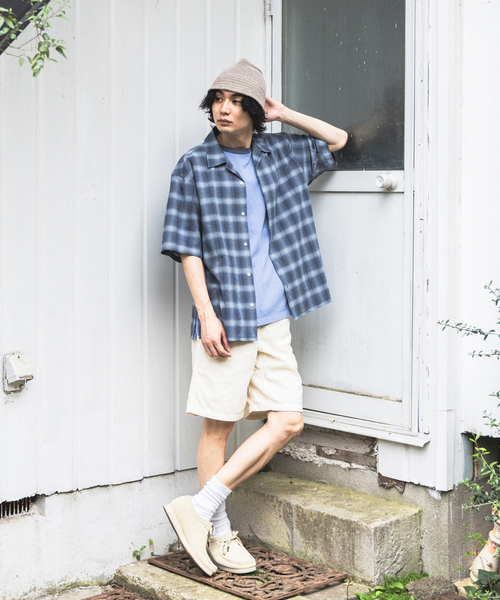 417 EDIFICE(フォーワンセブンエディフィス)の「ピグメント リンガーBIG T(Tシャツ/カットソー・メンズ・ブラック/パープル/ブルー/グリーン/レッド・MEDIUM/LARGE)」の6枚目の写真