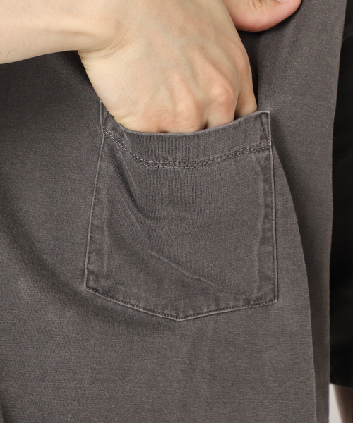 417 EDIFICE(フォーワンセブンエディフィス)の「ピグメント リンガーBIG T(Tシャツ/カットソー・メンズ・ブラック/パープル/ブルー/グリーン/レッド・MEDIUM/LARGE)」の22枚目の写真