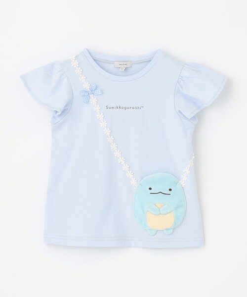 ANY(エニィ)の「【すみっコぐらし】ポシェットTシャツ(Tシャツ/カットソー・キッズ・ピンク系/ホワイト系/ライトグリーン系/ライトイエロー系/ライラック系/サックスブルー系・120/110/100/90/130)」の21枚目の写真