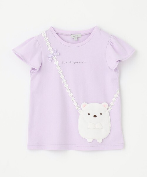 ANY(エニィ)の「【すみっコぐらし】ポシェットTシャツ(Tシャツ/カットソー・キッズ・ピンク系/ホワイト系/ライトグリーン系/ライトイエロー系/ライラック系/サックスブルー系・120/110/100/90/130)」の22枚目の写真
